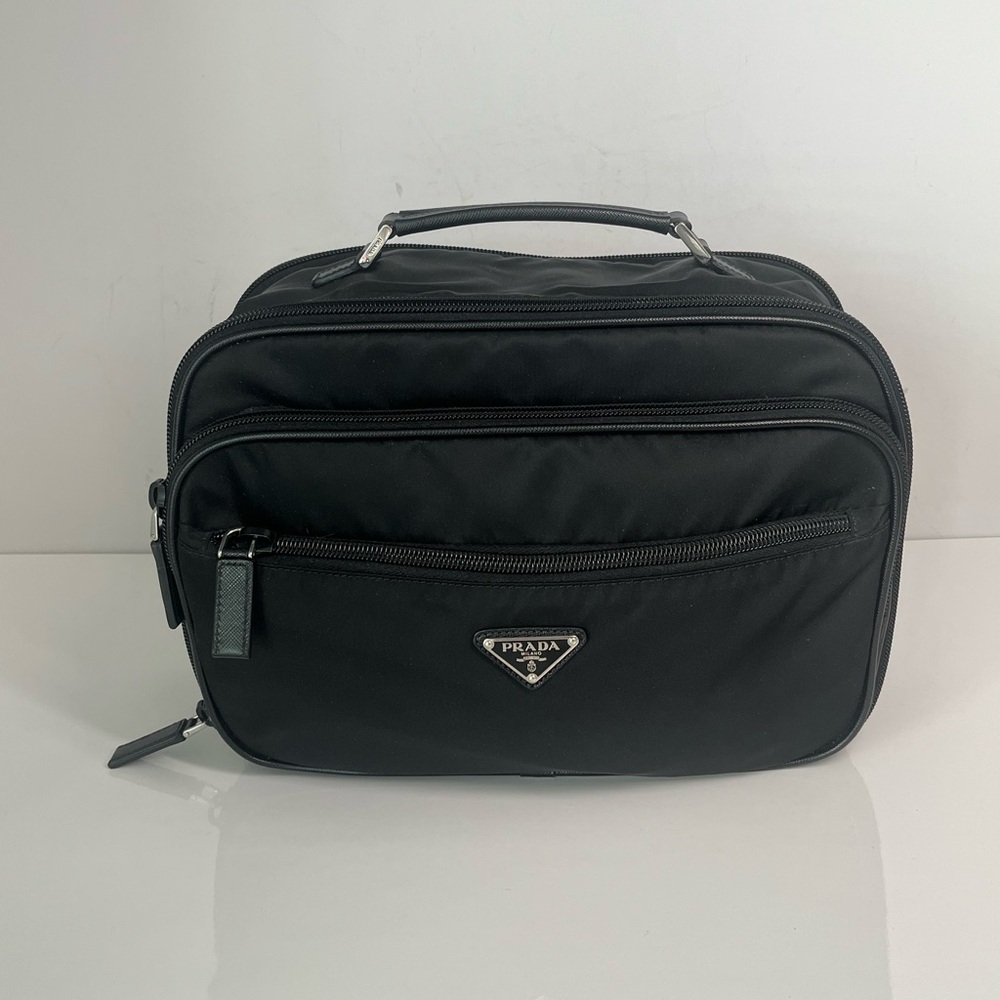 Authentic Prada Tessuto Nylon Travel Case - Unisex